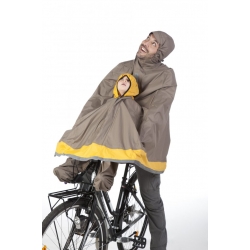 Przeciwdeszczowe poncho na rower z fotelikiem dziecięcym  L/XL